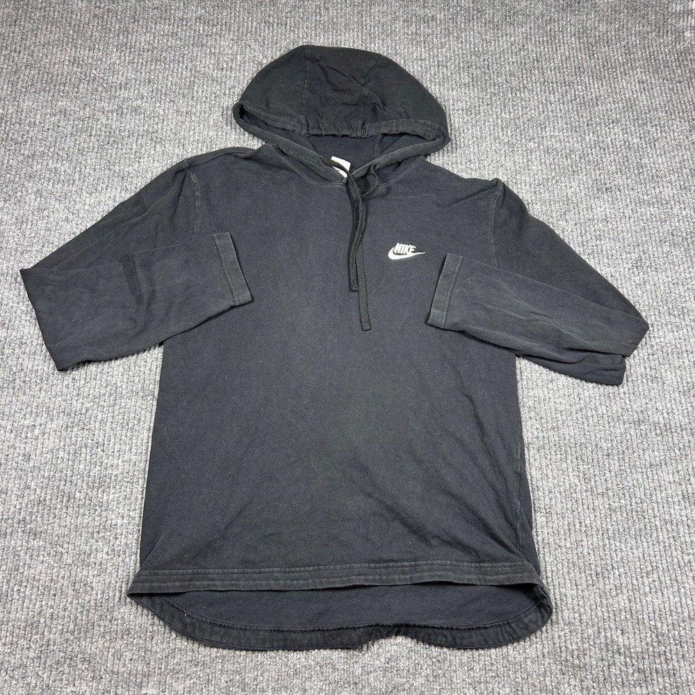 Nike Hoodie Mens M Sportswear Long Sleeve Shirt Black 807249-010